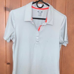 Oakley Grey Golf Polo